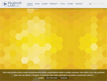 Tablet Screenshot of mudrochlabs.sk